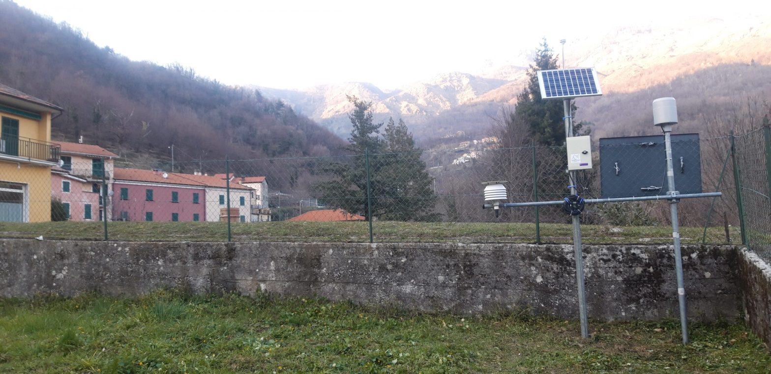 Nuova strumentazione meteo presso Loc. Prato Sopralacroce